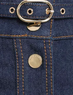 ZIMMERMANN Denim<A Line Denim Skirt