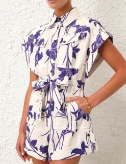 ZIMMERMANN Clothing<Acadian Cuffed Playsuit