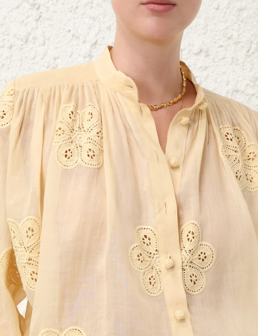 ZIMMERMANN Tops<Acadian Embroidered Blouse