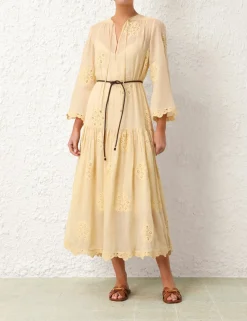 ZIMMERMANN Clothing<Acadian Embroidered Maxi Dress