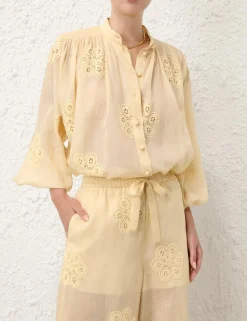 ZIMMERMANN Shorts & Pants<Acadian Embroidered Pant