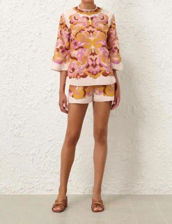 ZIMMERMANN Shorts & Pants<Acadian Fitted Short