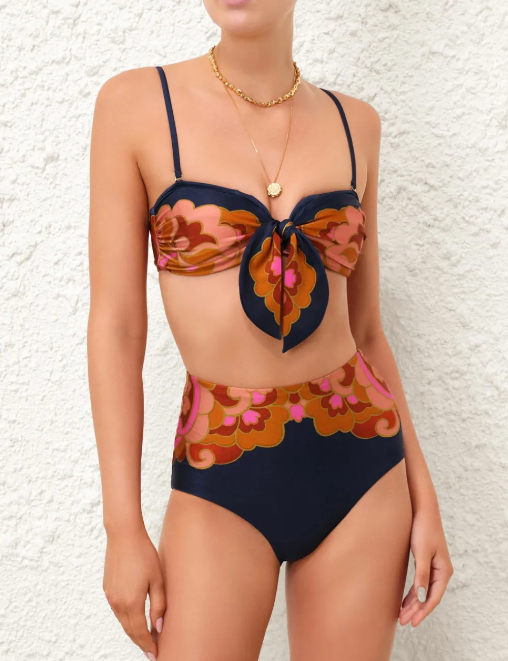 ZIMMERMANN Bikinis<Acadian High Waist Pant