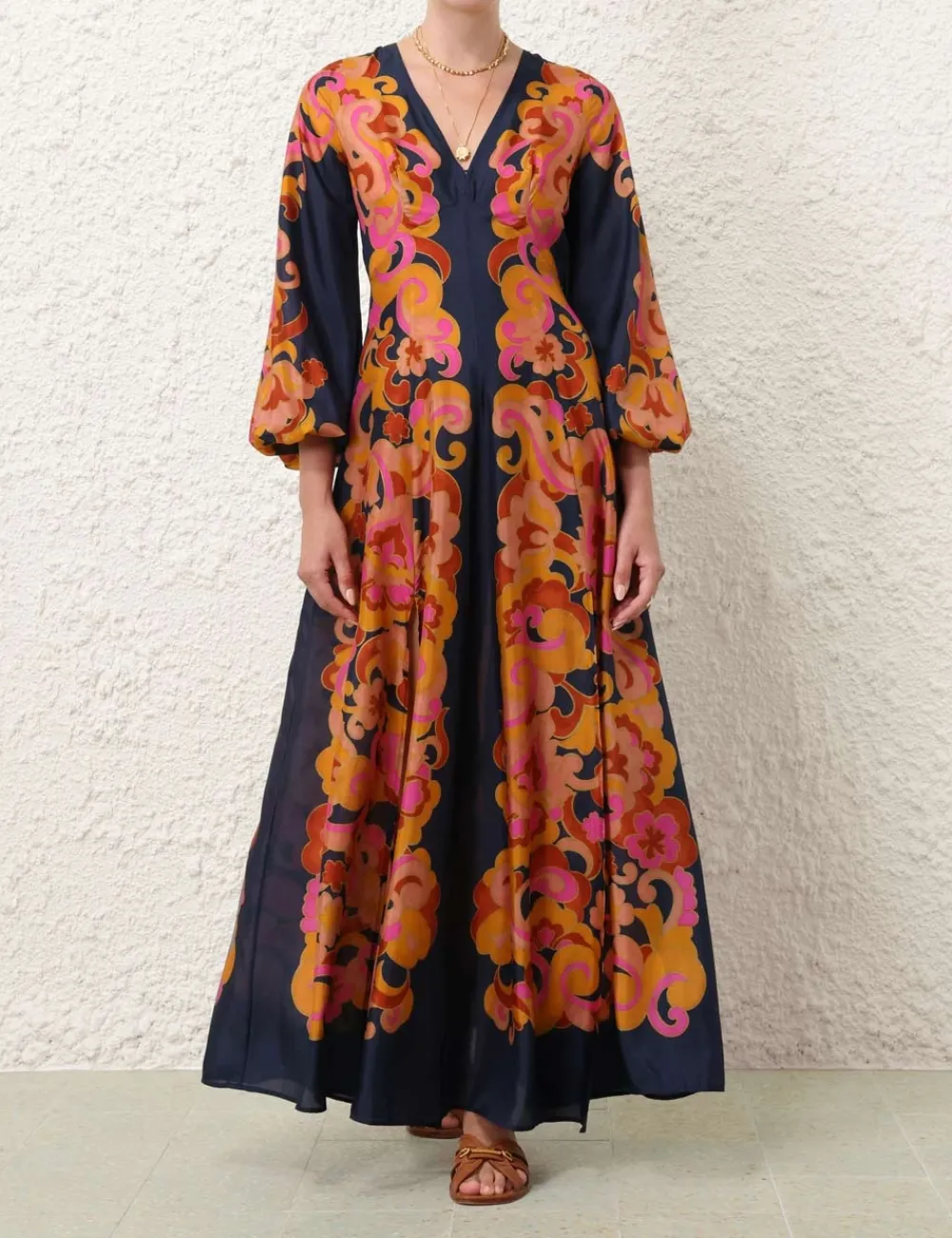 ZIMMERMANN Dresses & Coverups<Acadian Long Sleeve Maxi Dress