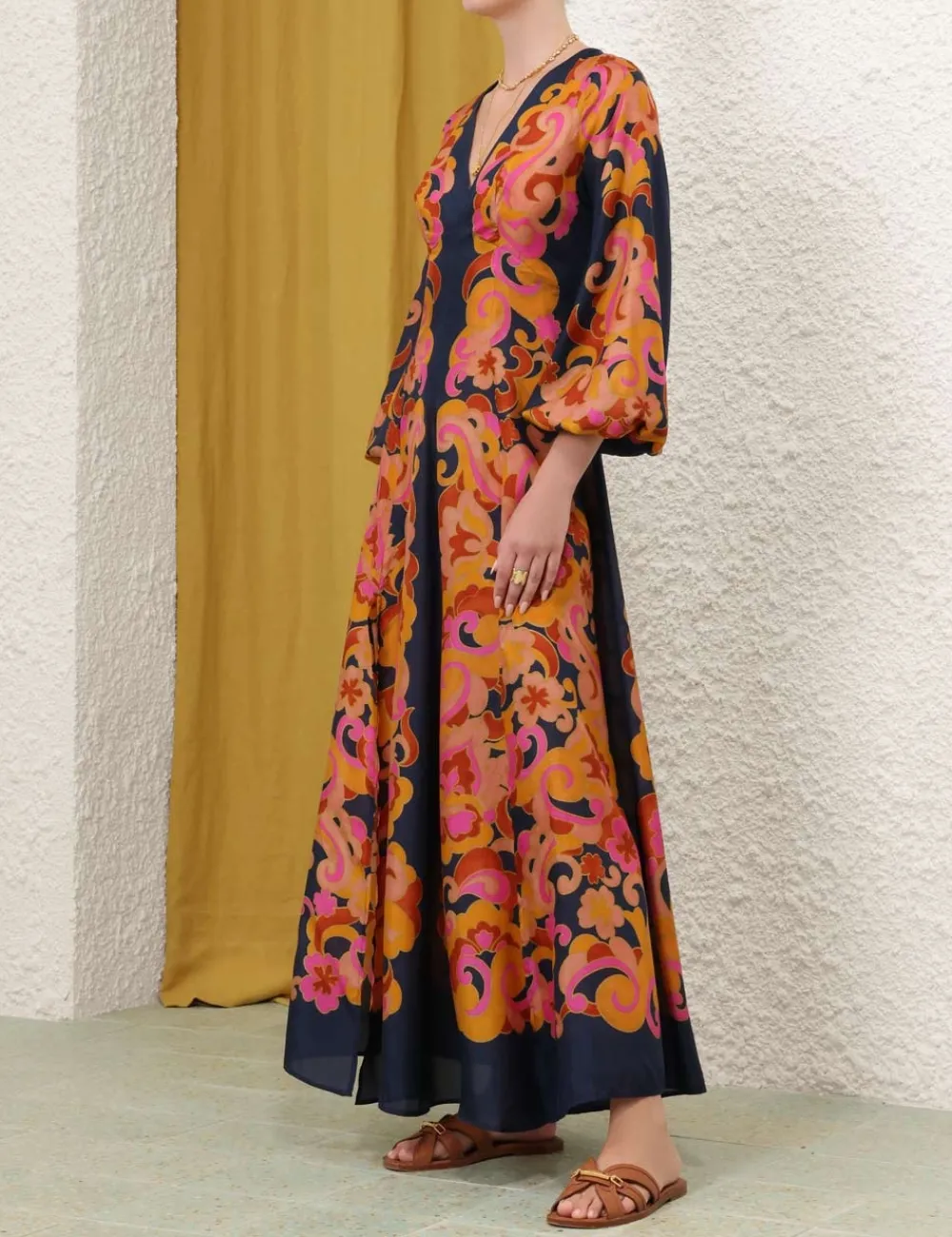 ZIMMERMANN Dresses & Coverups<Acadian Long Sleeve Maxi Dress
