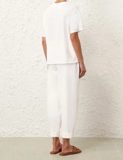 ZIMMERMANN Clothing<Acadian Printed Relaxed Tee