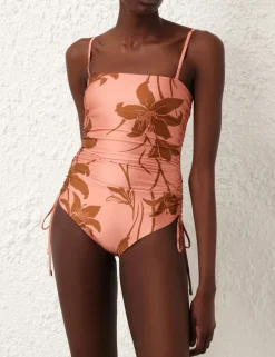 ZIMMERMANN One Pieces<Acadian Ruched Side 1Pc