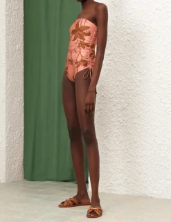 ZIMMERMANN One Pieces<Acadian Ruched Side 1Pc