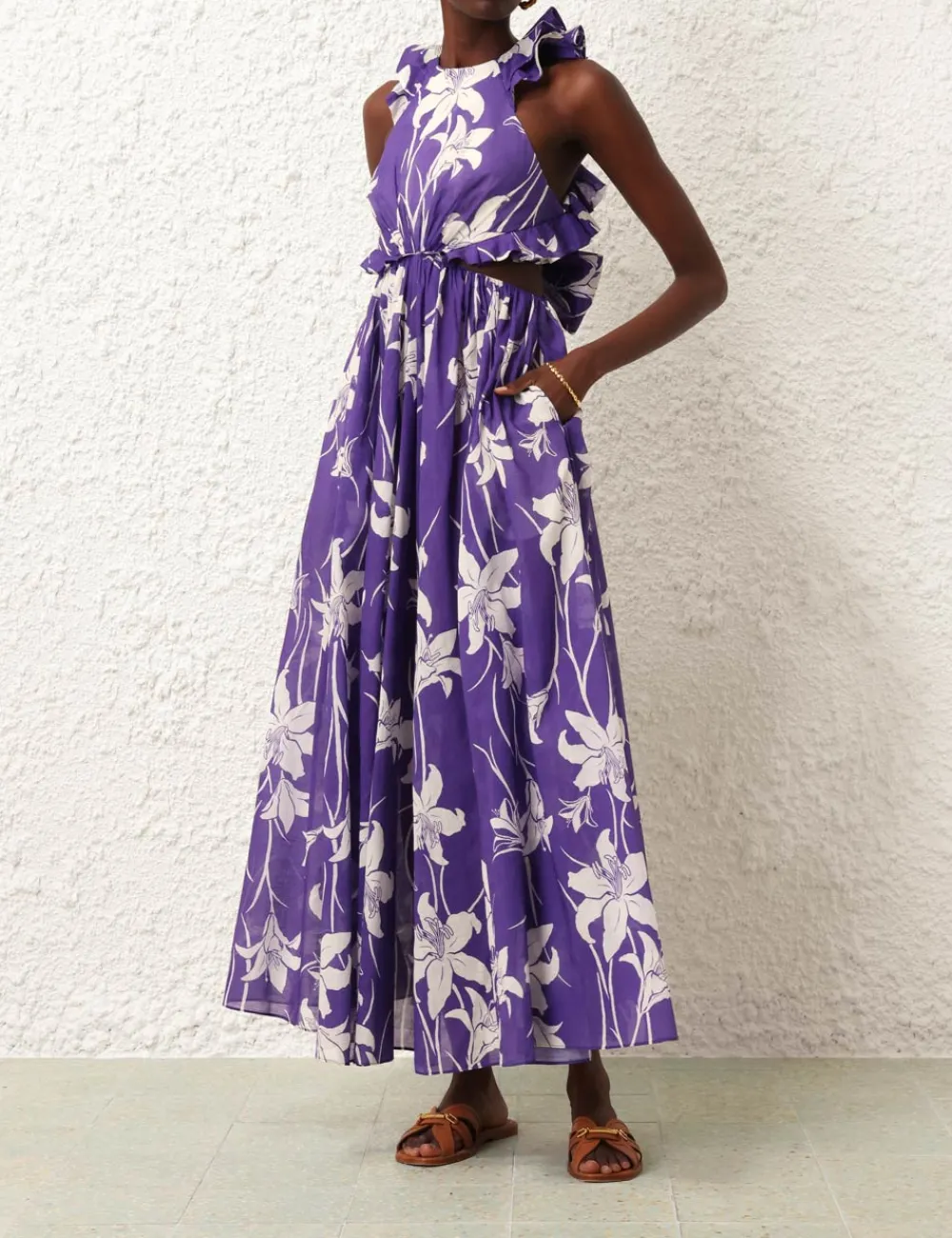 ZIMMERMANN Clothing<Acadian Ruffle Maxi Dress