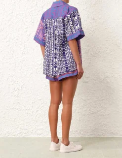 ZIMMERMANN Clothing<Acadian Spliced Shirt