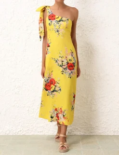 ZIMMERMANN Dresses & Coverups<Alight Asymmetric Midi Dress