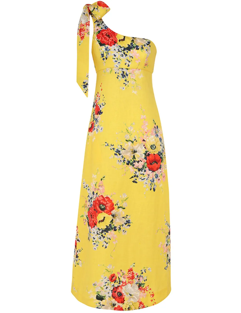 ZIMMERMANN Clothing<Alight Asymmetric Midi Dress