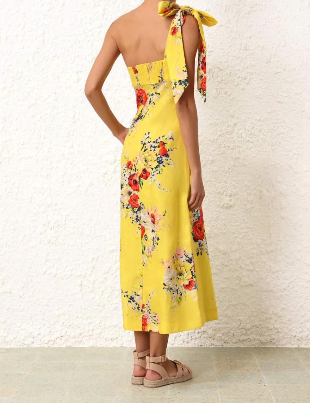 ZIMMERMANN Clothing<Alight Asymmetric Midi Dress