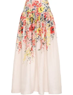 ZIMMERMANN Skirts<Alight Basque Midi Skirt