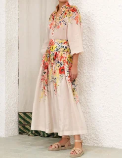 ZIMMERMANN Skirts<Alight Basque Midi Skirt