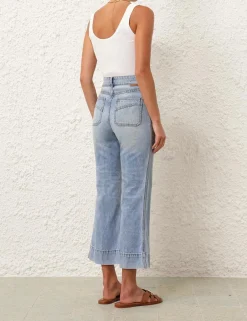 ZIMMERMANN Denim<Alight Cropped Flare Jean