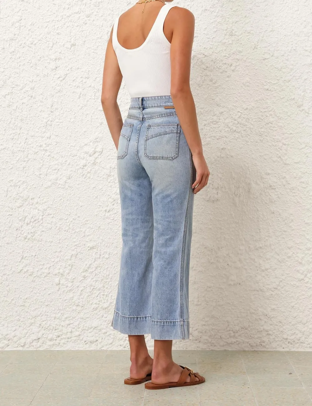 ZIMMERMANN Denim<Alight Cropped Flare Jean