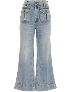 ZIMMERMANN Clothing<Alight Cropped Flare Jean