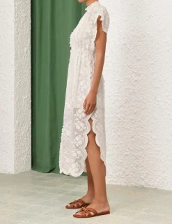 ZIMMERMANN Clothing<Alight Draw Waist Midi Dress