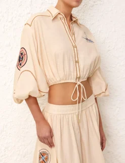 ZIMMERMANN Clothing<Alight Draw Waist Shirt