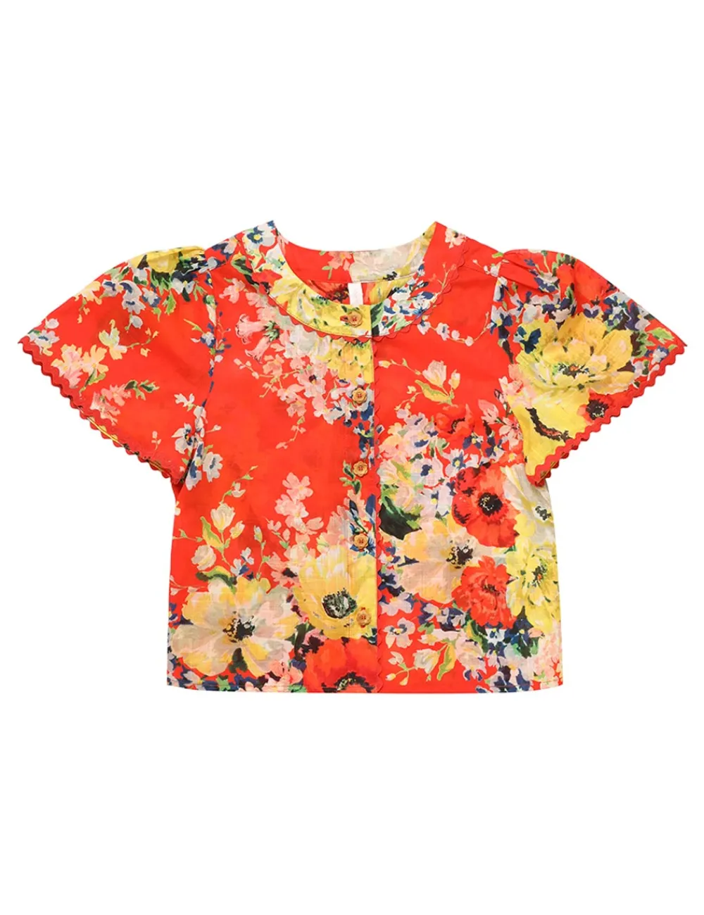 ZIMMERMANN Clothing<Alight Flutter Sleeve Top