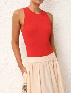 ZIMMERMANN Clothing<Alight Knit Racer Tank