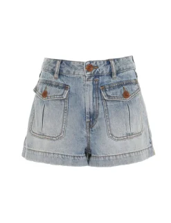 ZIMMERMANN Denim<Alight Mini Short