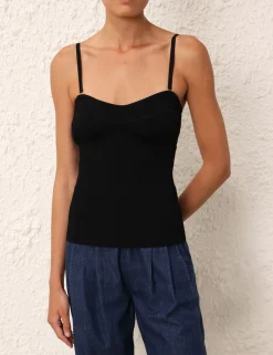 ZIMMERMANN Clothing<Alight Panelled Rib Tank
