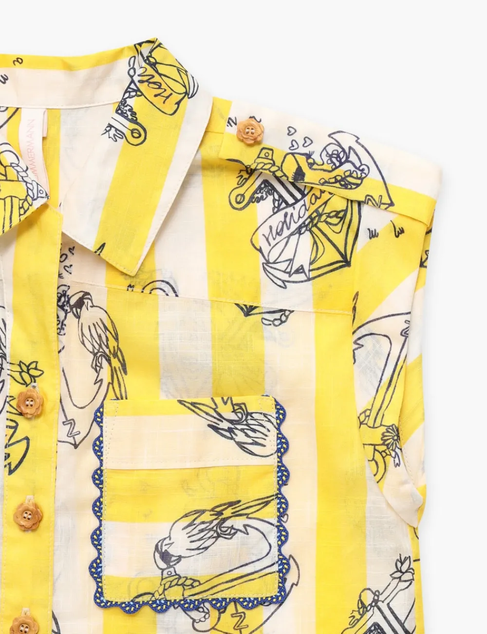 ZIMMERMANN Clothing<Alight Pocket Shirt