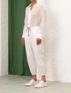 ZIMMERMANN Tops<Alight Relaxed Shirt