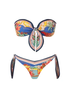 ZIMMERMANN Bikinis<Alight Scarf Tie Bikini