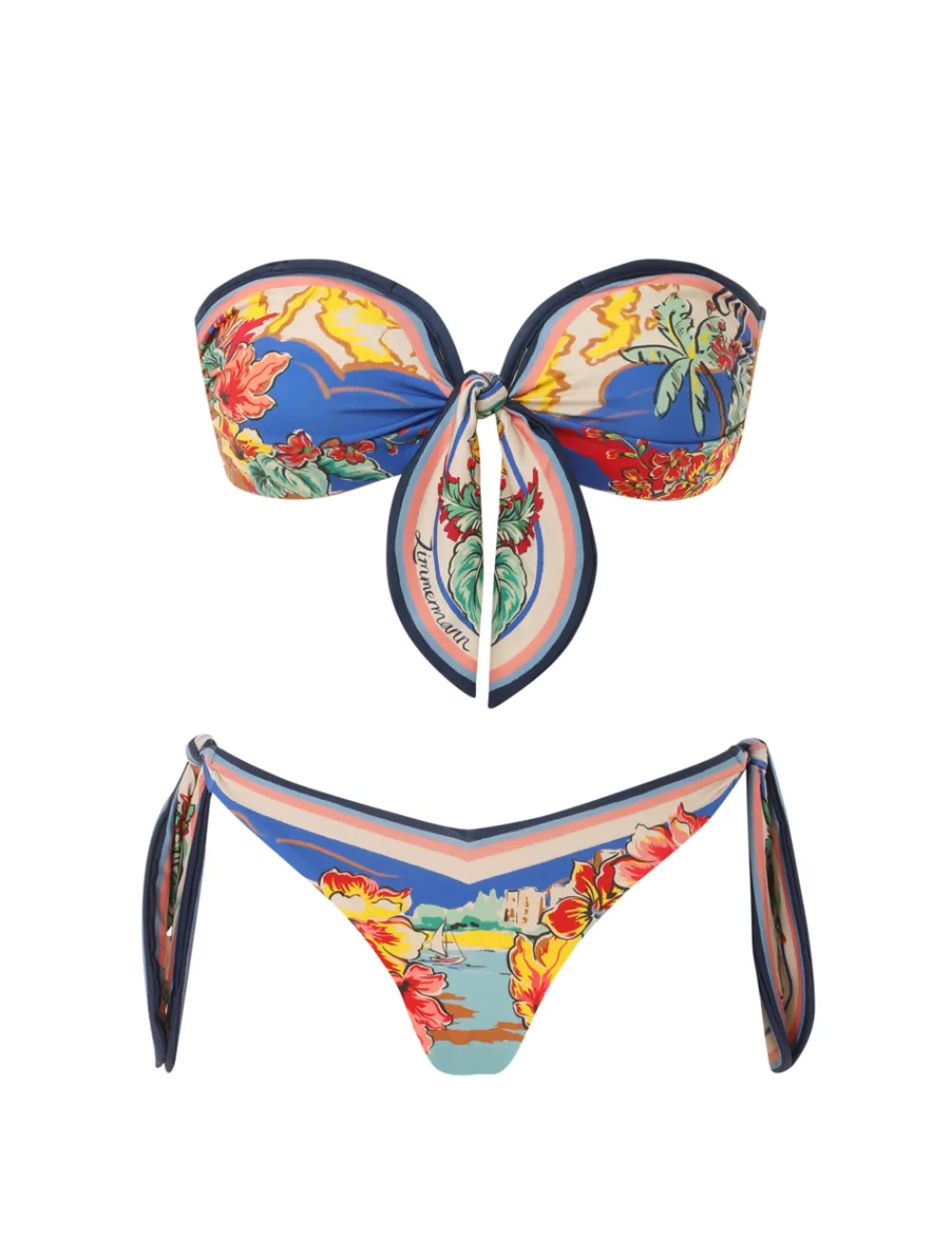 ZIMMERMANN Bikinis<Alight Scarf Tie Bikini