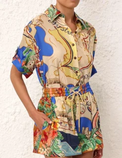 ZIMMERMANN Tops<Alight Short Sleeve Shirt
