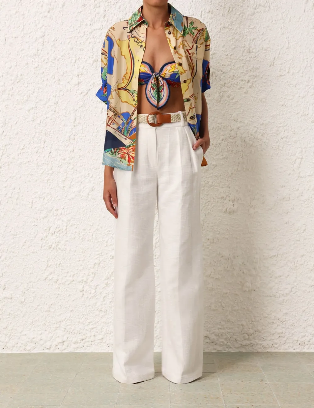 ZIMMERMANN Tops<Alight Short Sleeve Shirt