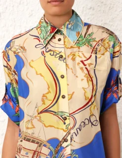 ZIMMERMANN Clothing<Alight Short Sleeve Shirt