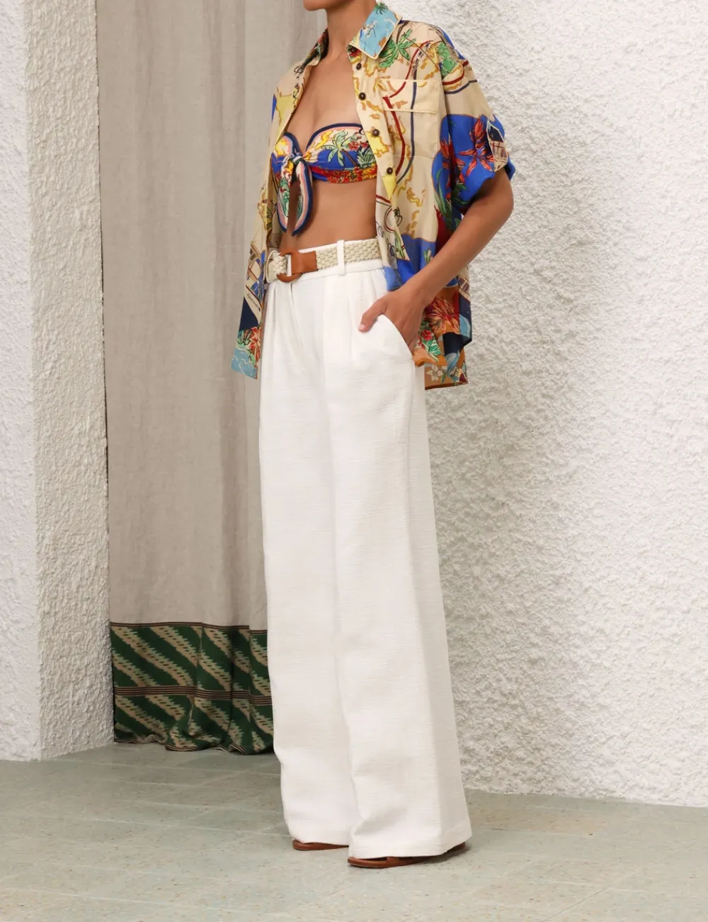 ZIMMERMANN Clothing<Alight Short Sleeve Shirt