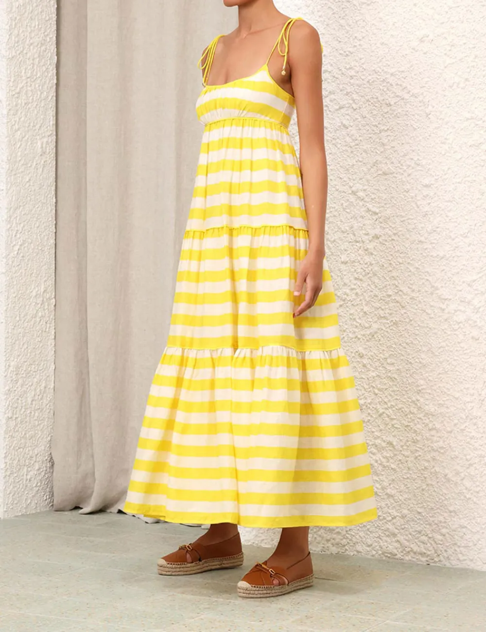 ZIMMERMANN Clothing<Alight Tie Shoulder Dress
