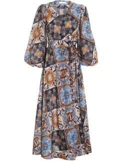 ZIMMERMANN Clothing<Alight Wrap Midi Dress