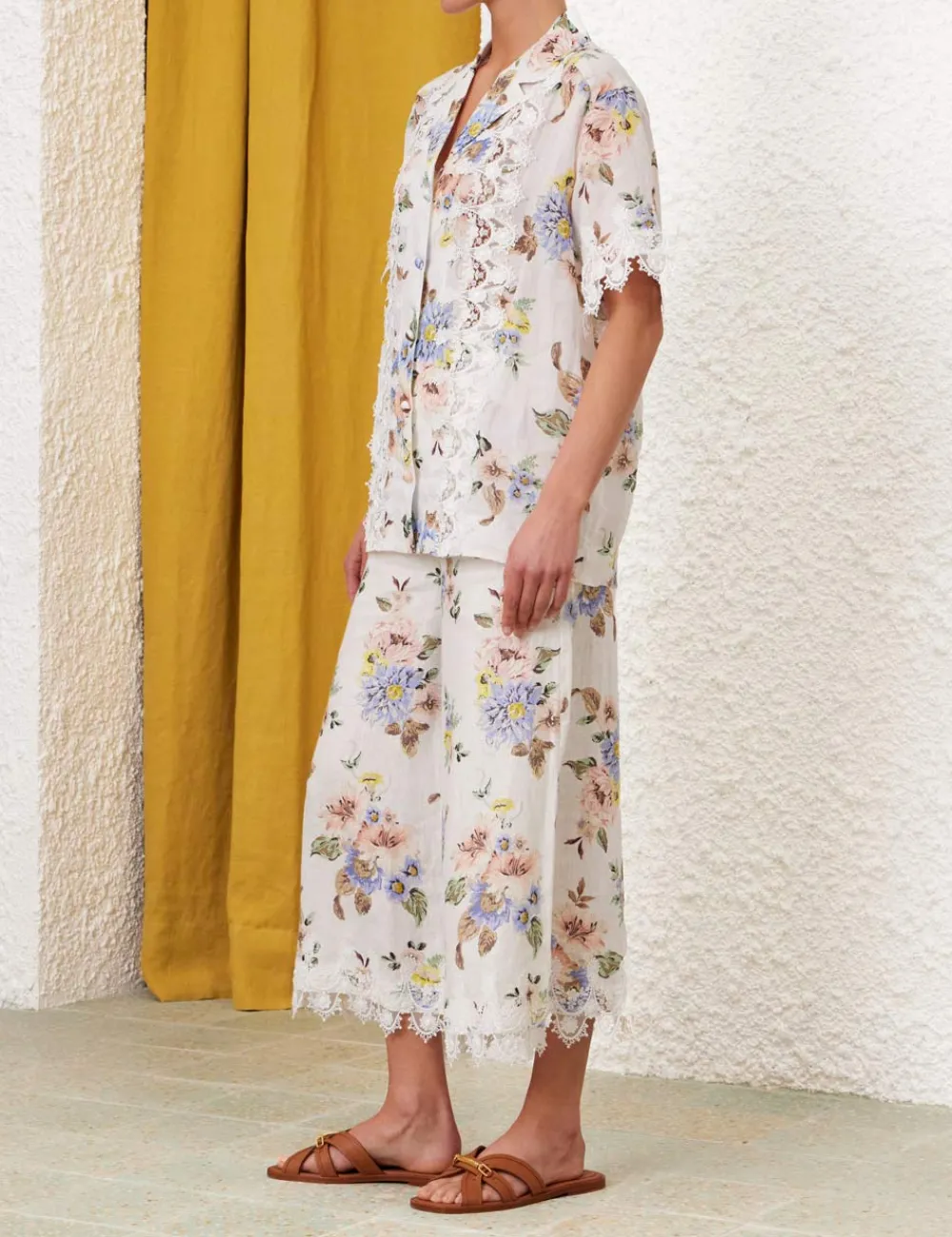 ZIMMERMANN Shorts & Pants<Applique Culottes