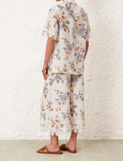 ZIMMERMANN Shorts & Pants<Applique Culottes