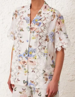 ZIMMERMANN Clothing<Applique Oversized Shirt