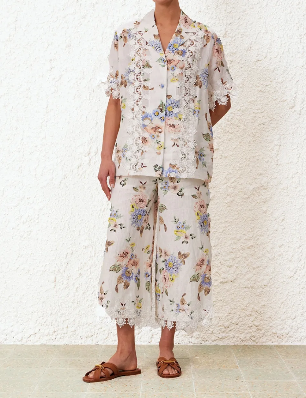 ZIMMERMANN Clothing<Applique Oversized Shirt