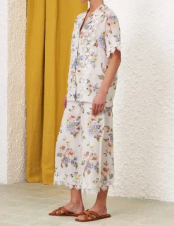 ZIMMERMANN Tops<Applique Oversized Shirt