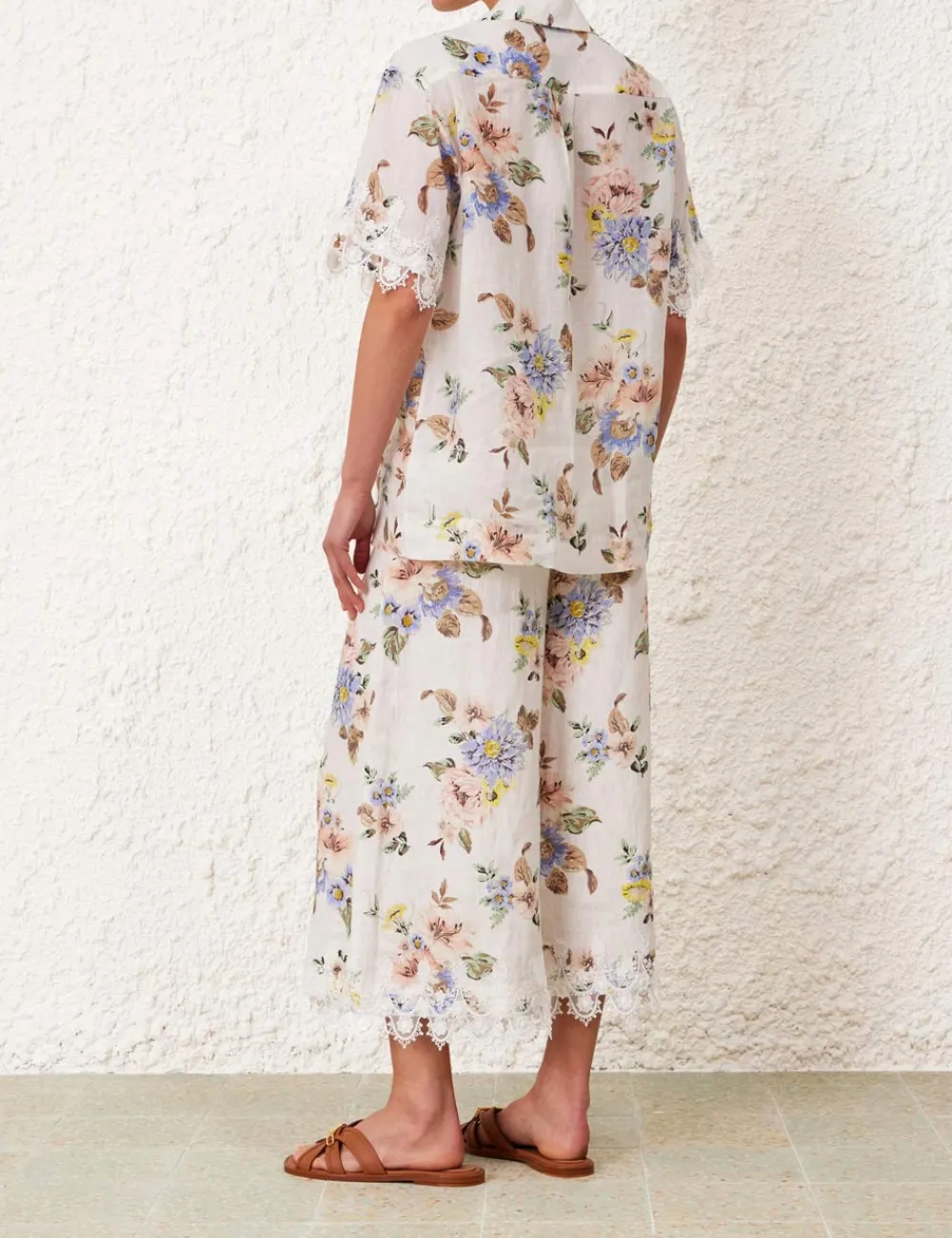 ZIMMERMANN Tops<Applique Oversized Shirt