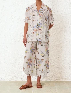 ZIMMERMANN Tops<Applique Oversized Shirt