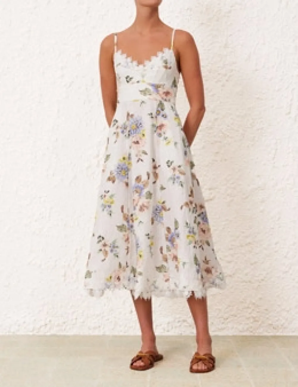 ZIMMERMANN Dresses<Applique Picnic Dress