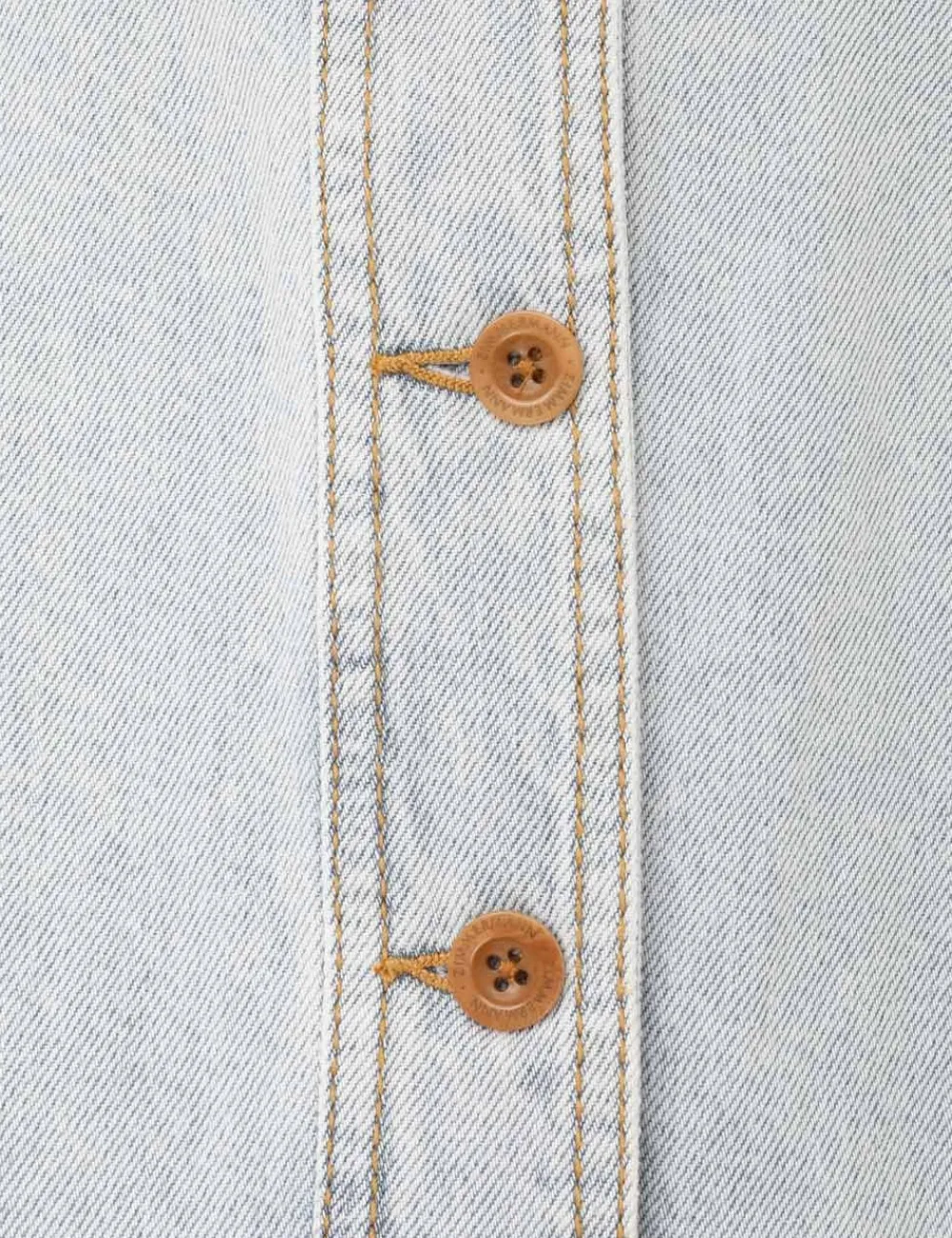 ZIMMERMANN Denim<August A Line Denim Skirt