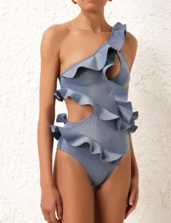 ZIMMERMANN One Pieces<August Asymmetric Frill 1Pc