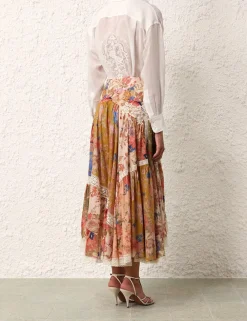 ZIMMERMANN Skirts<August Asymmetric Skirt