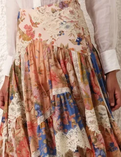 ZIMMERMANN Clothing<August Asymmetric Skirt